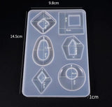 3D Pendant Silicone Mold Resin Jewelry Epoxy Resin Mould Tool