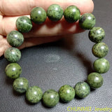 Tibet Natural Medicine King Stone Serpentine Jade Bracelet Ethnic Style