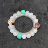 Tibetan King Kong-3 Eyes Totem Agate Dzi Beads Bracelet