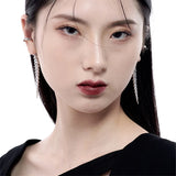 Hip-Hop Bone Clip Earrings for Nightclub Party
