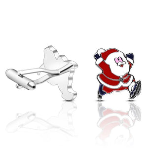Tide Man's Santa Claus Christmas Cufflinks for Women