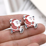 Tide Man's Santa Claus Christmas Cufflinks for Women