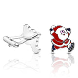 Tide Man's Santa Claus Christmas Cufflinks for Women
