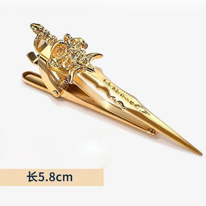 Double-edged Sword Copper Tie Clip Men's Unisex Accessories