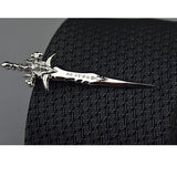 Double-edged Sword Copper Tie Clip Men's Unisex Accessories