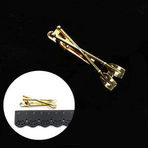 Men's Metal Necktie Saw Pen Wing Shark Scissors Airplane Ties Pin