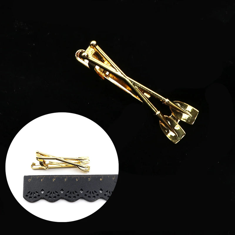 Men's Metal Necktie Saw Pen Wing Shark Scissors Airplane Ties Pin