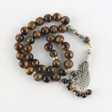 Tiger Eye Beads 33 Islamic Rosary Muslim Tasbih Allah Beads Man Bracelet