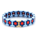 Daisy Flower Charm Bracelet Boho Beads for Women
