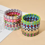 Daisy Flower Charm Bracelet Boho Beads for Women