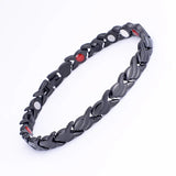 Titanium Magnetic Anklet Bracelet Leaf Shape Motion Therapy Jewelry