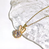 Titanium Steel Rabbit Necklace Fortune Jewelry Gift