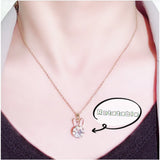 Titanium Steel Rabbit Necklace Fortune Jewelry Gift