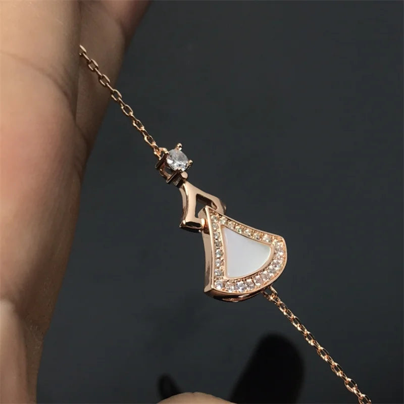 Titanium Steel Fritillary Skirt Bracelet Women's Jewelry