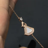 Titanium Steel Fritillary Skirt Bracelet Women's Jewelry