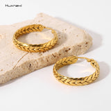 Geometric Hoop Earrings for Women Girls Travel Jewelry