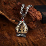 Titanium Steel Pendant 12 Zodiac Wuga Box