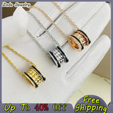 Classic Gear Nail Necklace Allergy Resistant Jewelry
