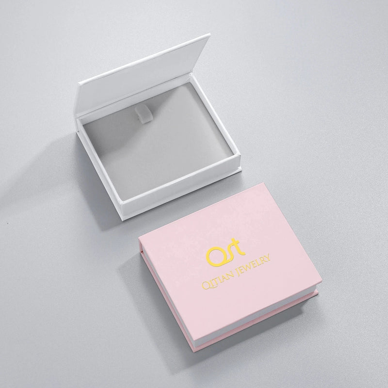 Transparent Square Jewelry Box Logo Sets
