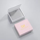 Transparent Square Jewelry Box Logo Sets