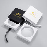 Transparent Square Jewelry Box Logo Sets