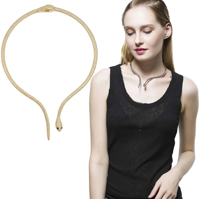 Torques Animal Necklace Snake Choker Neklace For Women Gift