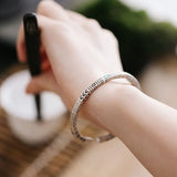 Totem Personality Bracelet Men's Solid Retro Open Bracelet