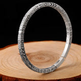 Totem Personality Bracelet Men's Solid Retro Open Bracelet
