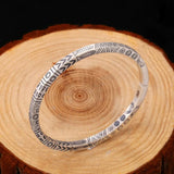 Totem Personality Bracelet Men's Solid Retro Open Bracelet