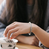 Totem Personality Bracelet Men's Solid Retro Open Bracelet