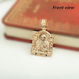 Traditional Pendant 585 Rose Metal Orthodox Necklace Pendant