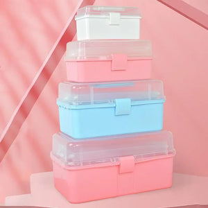 Transparent Jewelry Holder Box Large Capacity Storage Container