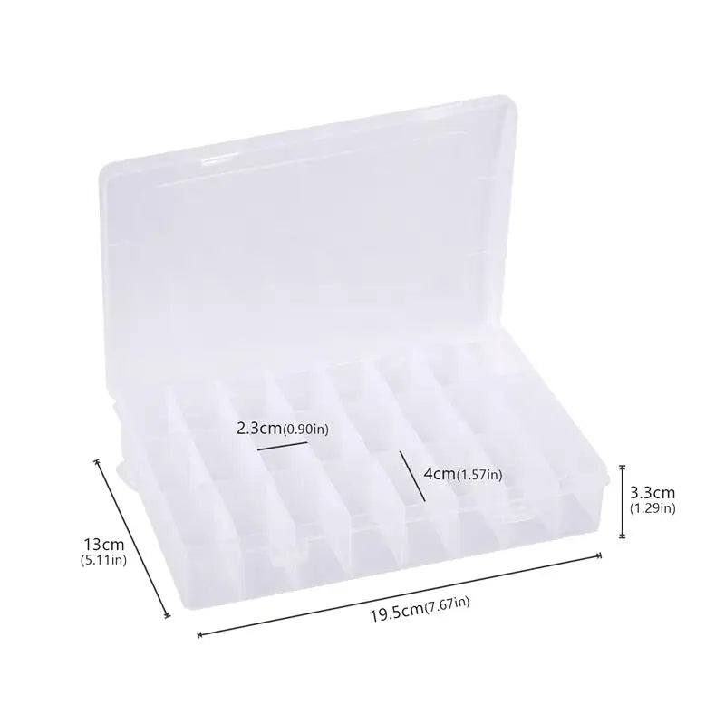Transparent Jewelry Holder Box Large Capacity Storage Container
