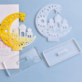 Silicone Mold Resin Crafts DIY Castle Ghost Exhibition Board Set Decoration