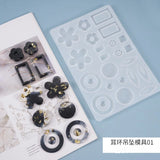 Silicone Resin Mold for DIY Jewelry Making - Geometric Beads Pendant