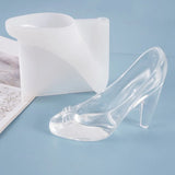 Silicone Resin High Heels Mold for DIY Crystal Shoes Shape