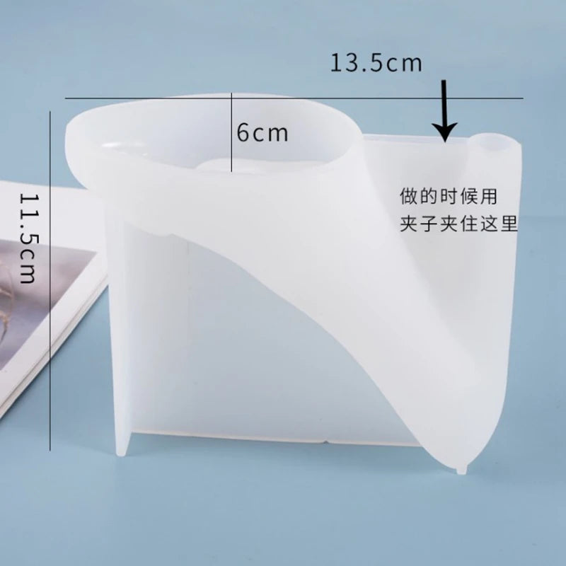 Silicone Resin High Heels Mold for DIY Crystal Shoes Shape