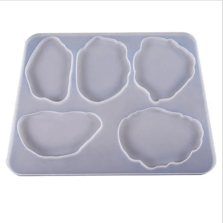 Silicone Mould Dried Flower Resin Coaster Mold