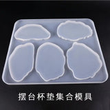 Silicone Mould Dried Flower Resin Coaster Mold