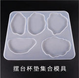 Silicone Mould Dried Flower Resin Coaster Mold