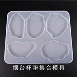 Silicone Mould Dried Flower Resin Coaster Mold