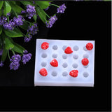 Silicone Mould Dried Flower Resin Craft DIY Mini strawberries Mold