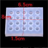 Silicone Mould Dried Flower Resin Craft DIY Mini strawberries Mold