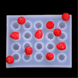 Silicone Mould Dried Flower Resin Craft DIY Mini strawberries Mold