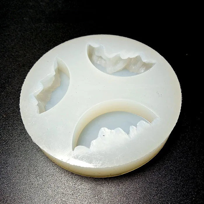 Silicone Mold Dried Flower Resin Craft DIY Snow Mountain Mold