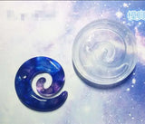Silicone Mould Dried Flower Resin Decorative Craft DIY Spiral Mold