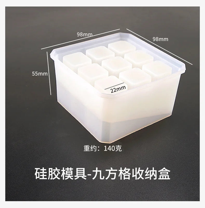 Silicone Mould Dried Flower Resin Storage Box Mold