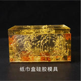 Silicone Mould Dried Flower Resin Decorative Craft DIY Storage Box Mold
