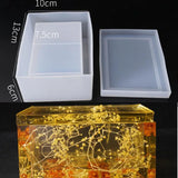 Silicone Mould Dried Flower Resin Decorative Craft DIY Storage Box Mold