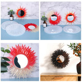 Sun God Mirror Silicone Mould for DIY Resin Craft